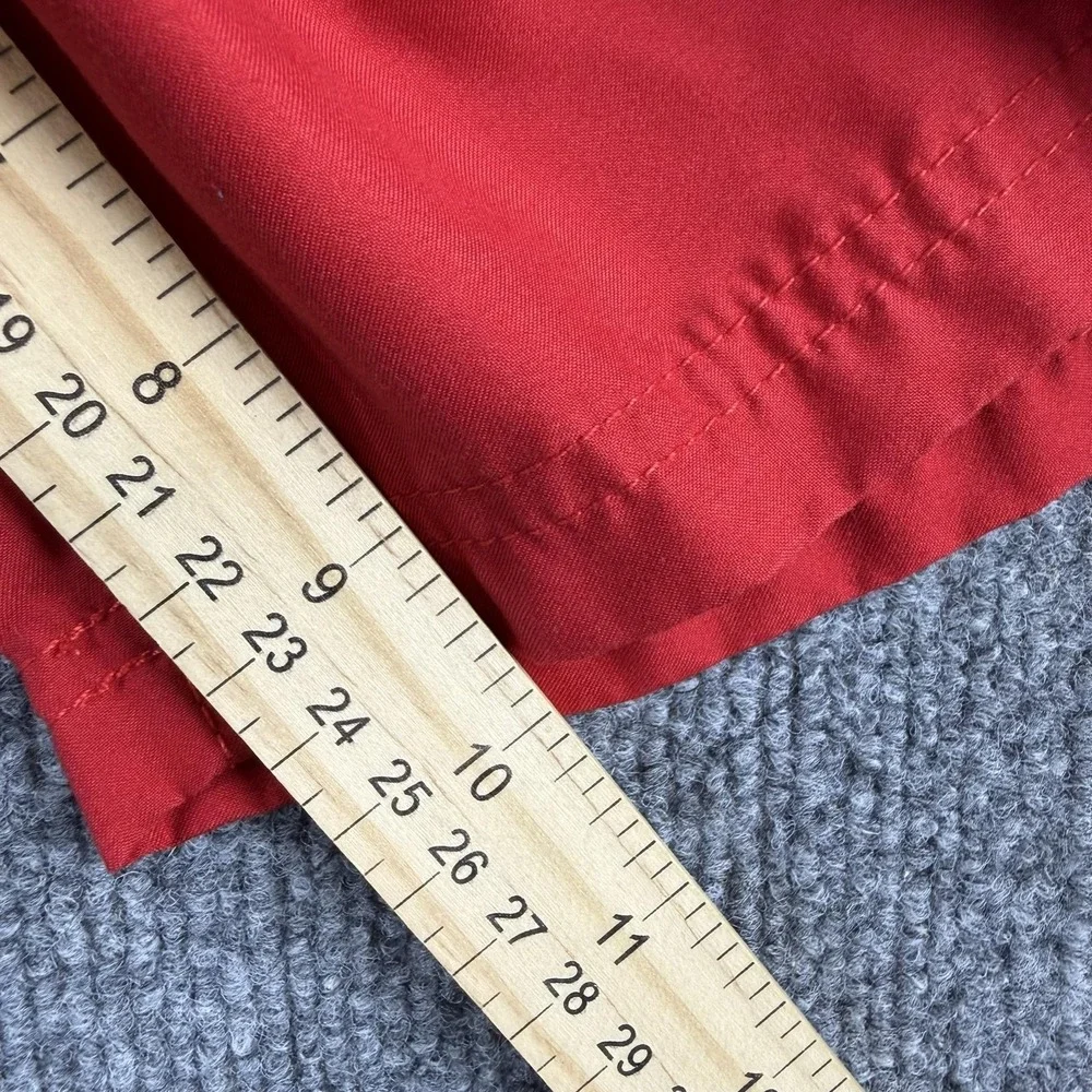 Hurley Swim Trunks Mens Medium Red Board Shorts‎ Drawstring Quick Dry Surf